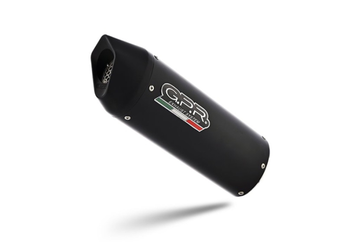 Slip-on exhaust GPR FURORE EVO4 NERO E5.BM.94.1.FNE4 Matte Black including removable db killer and link pipe [2]