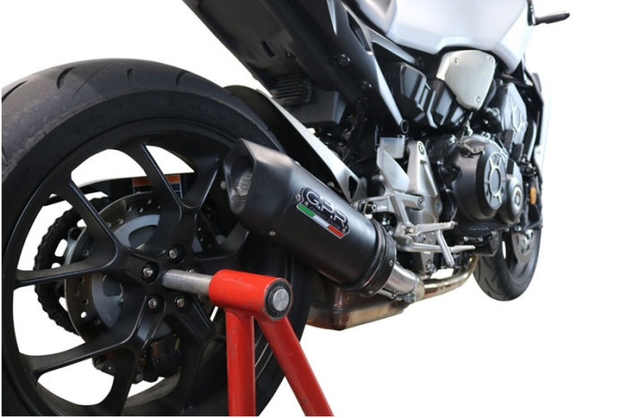 Slip-on exhaust GPR FURORE EVO4 NERO E4.H.259.1.FNE4 Matte Black including removable db killer and link pipe [8]