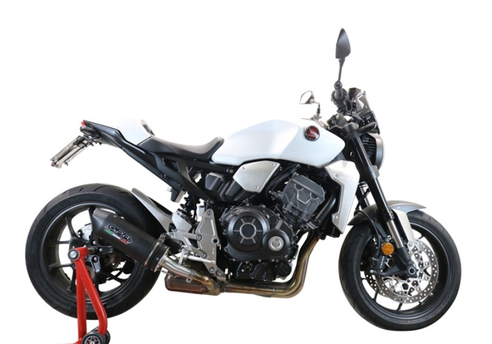 Slip-on exhaust GPR FURORE EVO4 NERO E4.H.259.1.FNE4 Matte Black including removable db killer and link pipe [6]