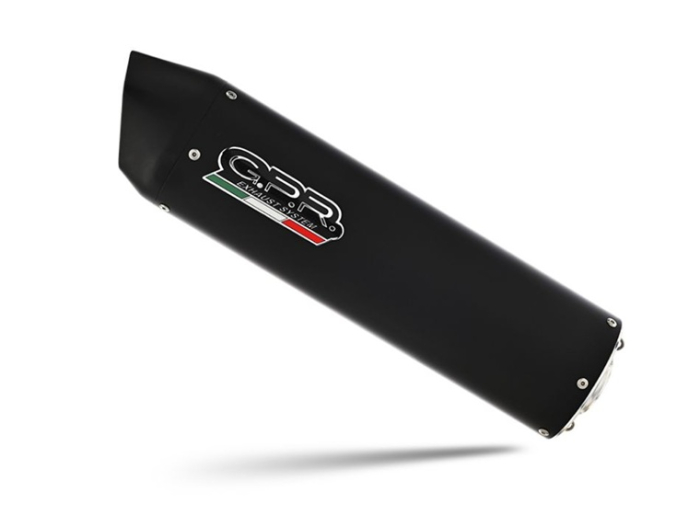 Slip-on exhaust GPR FURORE EVO4 NERO KT.100.2.FNE4 Matte Black including removable db killer and link pipe [4]