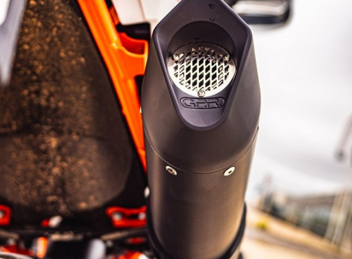 Slip-on exhaust GPR FURORE EVO4 NERO KT.100.2.FNE4 Matte Black including removable db killer and link pipe [8]