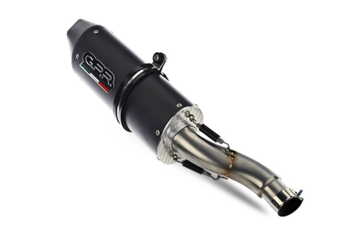 Slip-on exhaust GPR FURORE EVO4 NERO KT.209.3FNE5 Matte Black including removable db killer and link pipe [4]