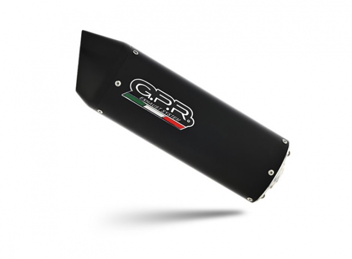 Slip-on exhaust GPR FURORE NERO H.254.1.FUNE Matte Black including removable db killer and link pipe [5]