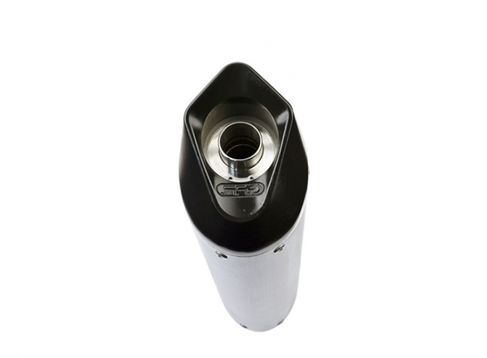 Slip-on exhaust GPR FURORE NERO H.254.1.FUNE Matte Black including removable db killer and link pipe [3]