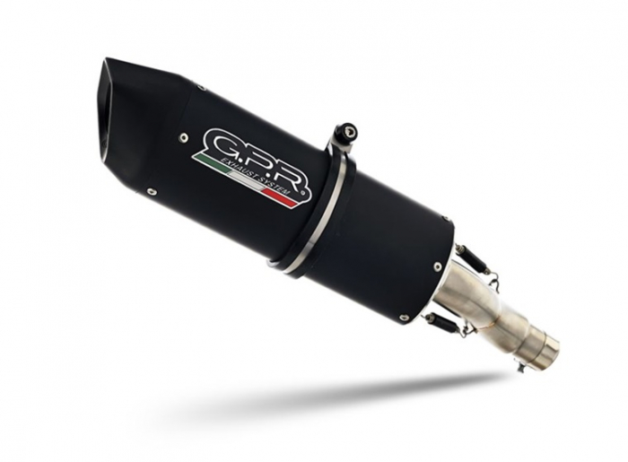Slip-on exhaust GPR FURORE NERO H.254.1.FUNE Matte Black including removable db killer and link pipe [2]