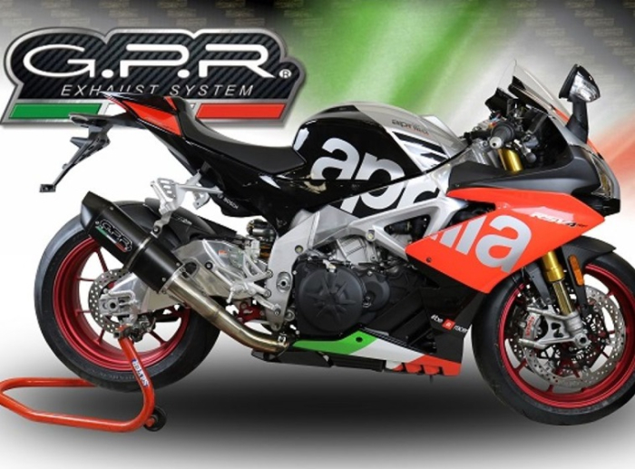 Slip-on exhaust GPR FURORE NERO K.17.CAT.FUNE Matte Black including removable db killer, link pipe and catalyst [5]