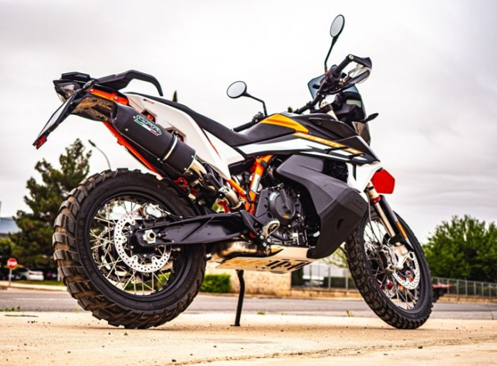 Slip-on exhaust GPR FURORE NERO KT.100.2.RACE.FUNE Matte Black including link pipe [7]