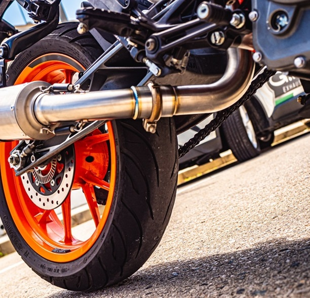 Slip-on exhaust GPR FURORE NERO KT.208.RACE.FUNE Matte Black including link pipe [5]