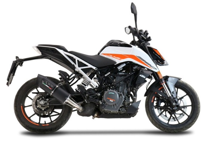 Slip-on exhaust GPR FURORE NERO KT.208.RACE.FUNE Matte Black including link pipe [8]