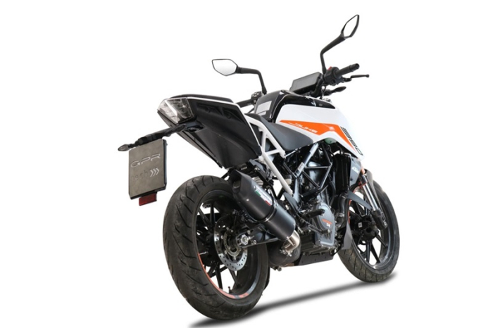 Slip-on exhaust GPR FURORE NERO KT.208.RACE.FUNE Matte Black including link pipe [6]