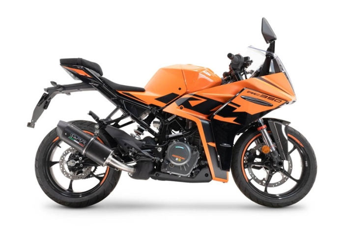 Slip-on exhaust GPR FURORE NERO KT.209.3RACE.FUNE Matte Black including link pipe [5]