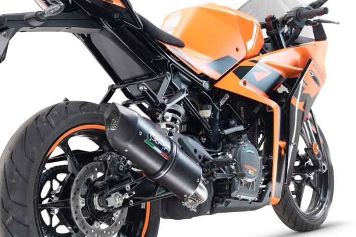Slip-on exhaust GPR FURORE NERO KT.209.3RACE.FUNE Matte Black including link pipe [7]