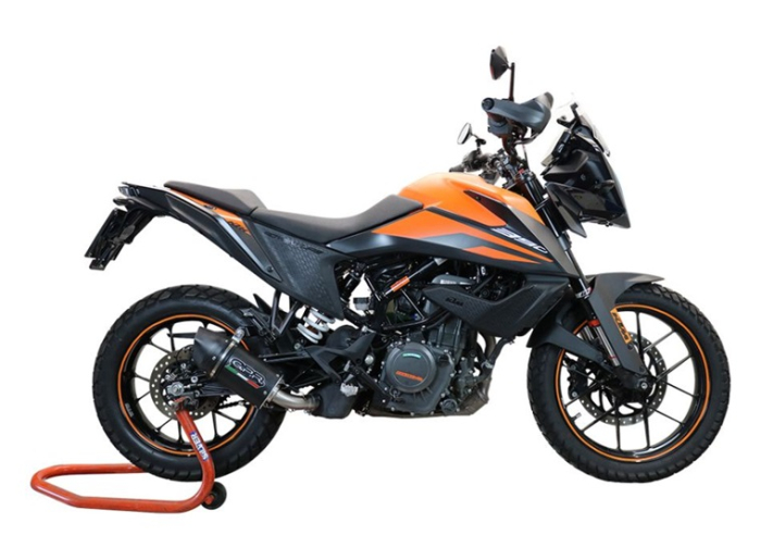 Slip-on exhaust GPR FURORE NERO KT.99.2.RACE.FUNE Matte Black including link pipe [6]