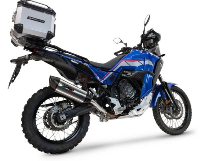 Slip-on exhaust GPR FURORE-X TITANIO E5.Y.232.1.FUXTIT Brushed Titanium including removable db killer and link pipe [3]