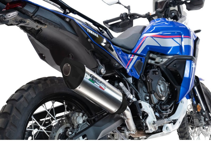 Slip-on exhaust GPR FURORE-X TITANIO E5.Y.232.FUXTIT Brushed Titanium including removable db killer and link pipe [1]