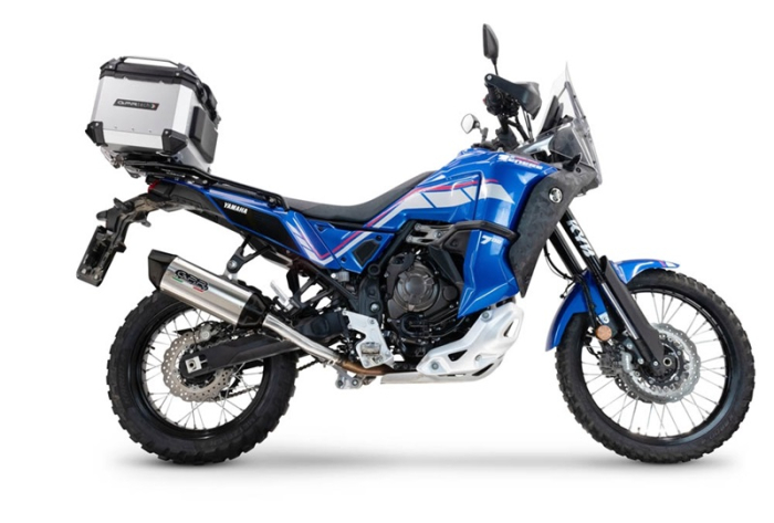 Slip-on exhaust GPR FURORE-X TITANIO E5.Y.232.FUXTIT Brushed Titanium including removable db killer and link pipe [2]