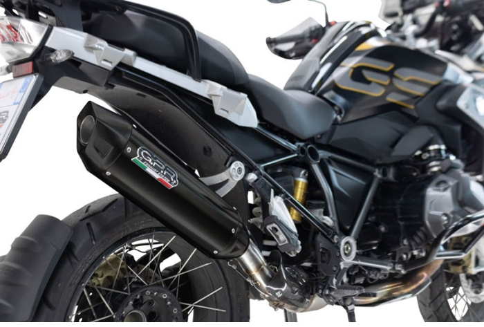 Slip-on exhaust GPR FURORE-X TITANIO NERO E4.BM.99.FUXTITBL Titanium Matte Black including removable db killer and link pipe [1]