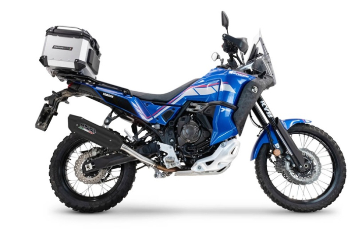 Slip-on exhaust GPR FURORE-X TITANIO NERO E5.Y.232.7.FUXTITBL Titanium Matte Black including removable db killer and link pipe [2]