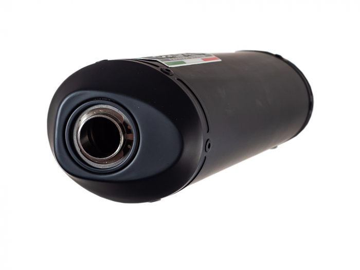 Dual slip-on exhaust GPR GHISA Y.61.GHI Matte Black including removable db killers and link pipes [4]