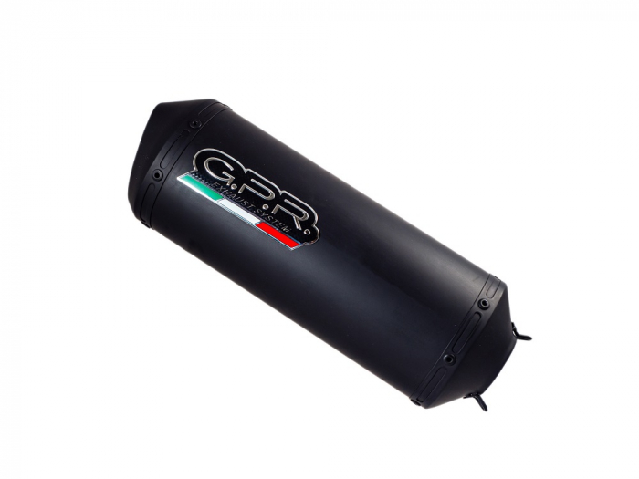 Dual slip-on exhaust GPR GHISA Y.61.GHI Matte Black including removable db killers and link pipes [5]
