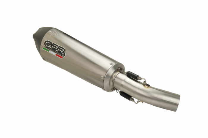 Slip-on exhaust GPR GPE ANN. Y.178.GPAN.TO Brushed Titanium including removable db killer and link pipe [3]