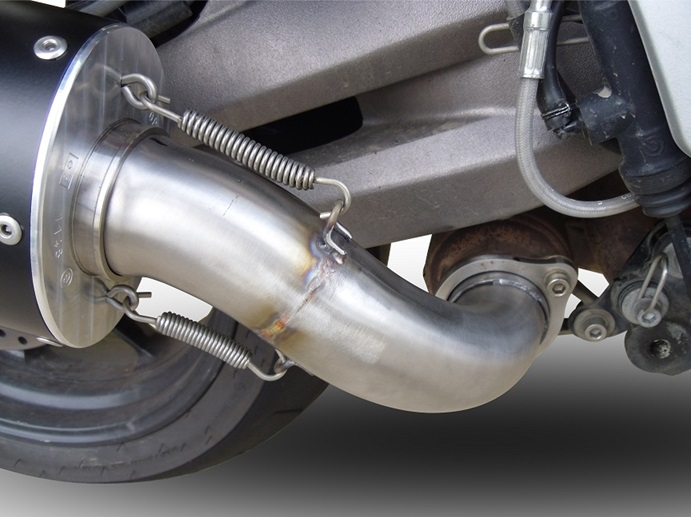 Slip-on exhaust GPR HYPER SONIC BMW.56.1.HYSOIN Brushed Stainless steel including removable db killer and link pipe [4]