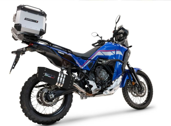 Slip-on exhaust GPR HYPER SONIC BLACK TITANIUM E5.Y.232.1.HYSOBLK Matte Black including removable db killer and link pipe [4]