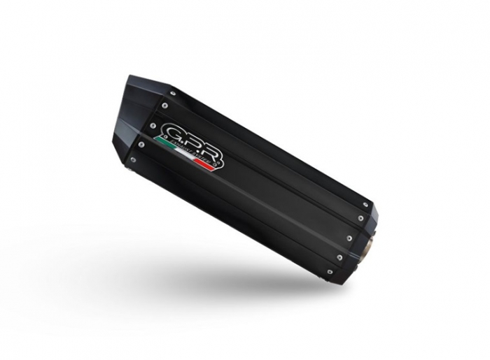 Slip-on exhaust GPR HYPER SONIC E5.H.264.HYSOBLK Matte Black including removable db killer and link pipe [2]