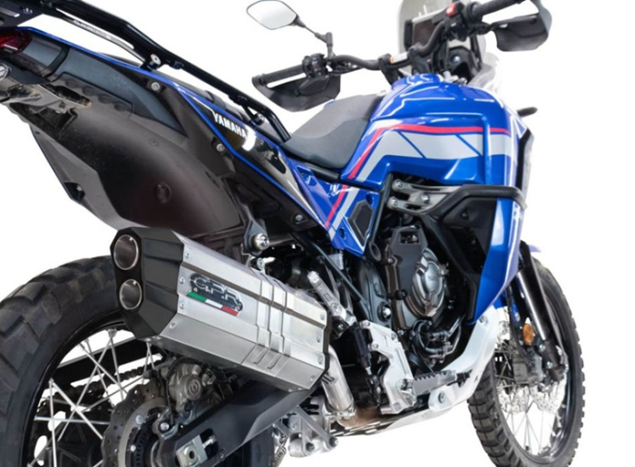 Slip-on exhaust GPR HYPER SONIC TITANIUM E5.Y.232.1.HYSOTIT Brushed Titanium including removable db killer and link pipe [6]