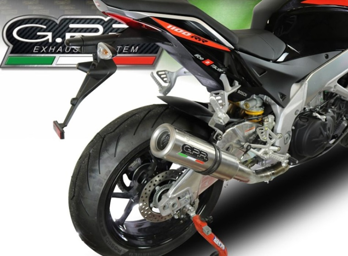 Slip-on exhaust GPR M3 A.74.1.CAT.M3.INOX Brushed Stainless steel including removable db killer, link pipe and catalyst [8]