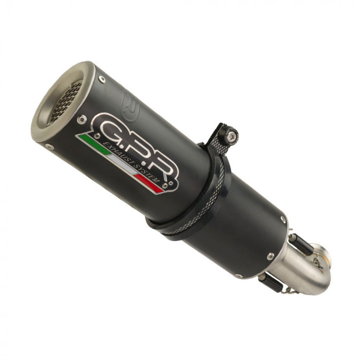 Dual slip-on exhaust GPR M3 S.158.M3.BT Matte Black including removable db killers and link pipes [2]