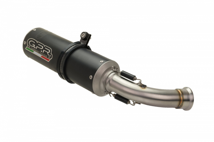 Dual slip-on exhaust GPR M3 S.158.M3.BT Matte Black including removable db killers and link pipes [3]