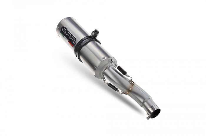 Slip-on exhaust GPR M3 E4.BE.20.1.M3.INOX Brushed Stainless steel inlcuding removable db killer and link pipe [3]