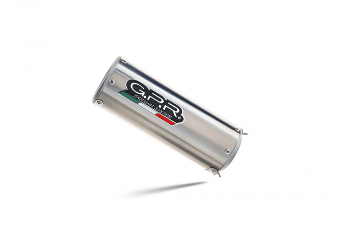 Slip-on exhaust GPR M3 E4.BE.20.1.M3.INOX Brushed Stainless steel inlcuding removable db killer and link pipe [4]