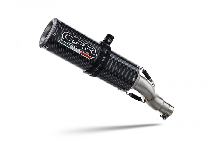 Slip-on exhaust GPR M3 E4.BE.20.1.M3.PP Brushed Stainless steel inlcuding removable db killer and link pipe [2]