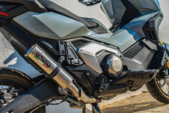 Slip-on exhaust GPR M3 HON.269.M3.INOX Brushed Stainless steel including removable db killer and link pipe [5]