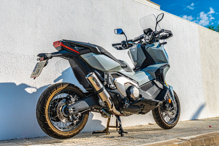 Slip-on exhaust GPR M3 HON.269.M3.INOX Brushed Stainless steel including removable db killer and link pipe [2]