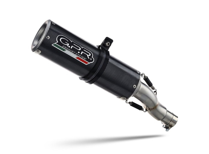 Slip-on exhaust GPR M3 E4.H.259.1.M3.BT Matte Black including removable db killer and link pipe [2]