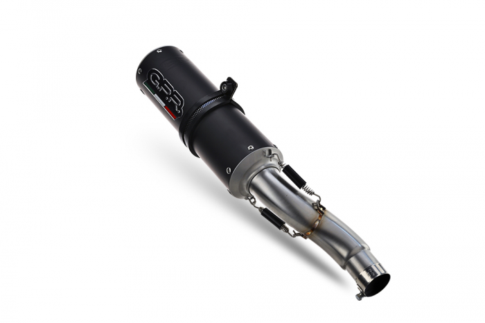 Slip-on exhaust GPR M3 E5.D.137.3.CAT.M3.BT Matte Black including removable db killer, link pipe and catalyst [3]