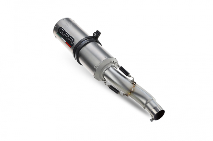 Slip-on exhaust GPR M3 E5.D.137.3.CAT.M3.TN Brushed Titanium including removable db killer, link pipe and catalyst [3]