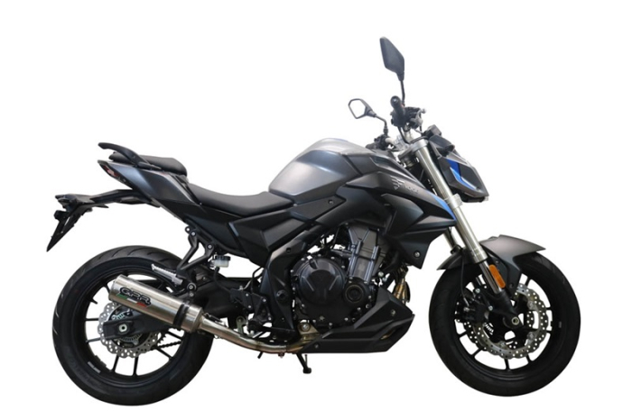 Slip-on exhaust GPR M3 E5.VO.2.1.M3.INOX Brushed Stainless steel including removable db killer and link pipe [6]