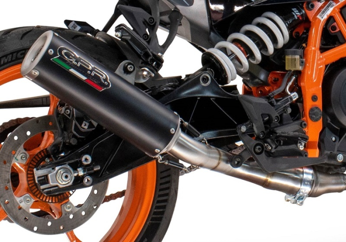 Slip-on exhaust GPR M3 HU.59.M3.BT Matte Black including removable db killer and link pipe [6]
