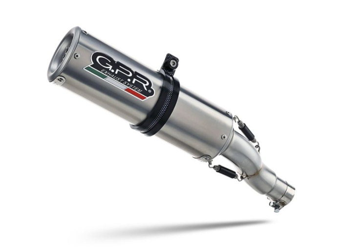 Slip-on exhaust GPR M3 INOX E5.BM.107.1.M3.INOX Brushed Stainless steel including removable db killer and link pipe [2]