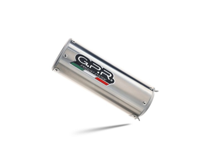 Slip-on exhaust GPR M3 INOX E5.BM.107.1.M3.INOX Brushed Stainless steel including removable db killer and link pipe [3]