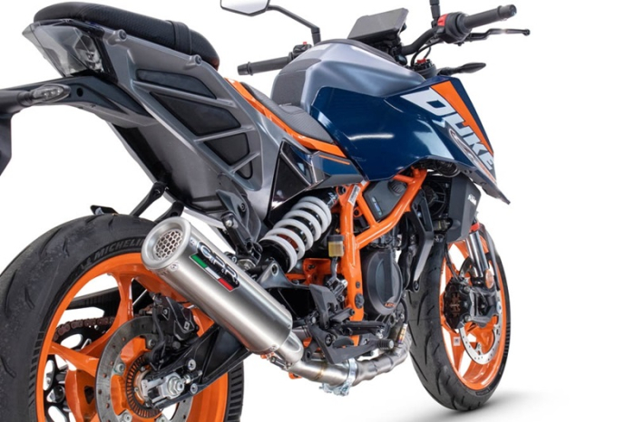 Slip-on exhaust GPR M3 KT.109.2.M3.INOX Brushed Stainless steel including removable db killer and link pipe [8]