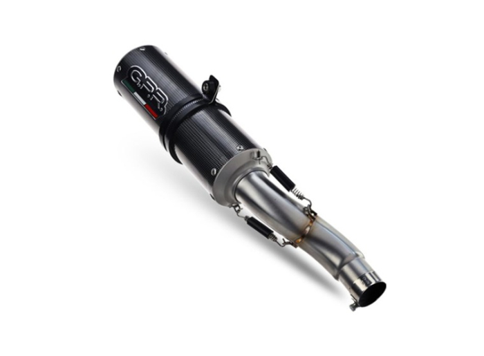 Slip-on exhaust GPR M3 POPPY E5.BM.107.1.M3.PP Brushed Stainless steel including removable db killer and link pipe [4]