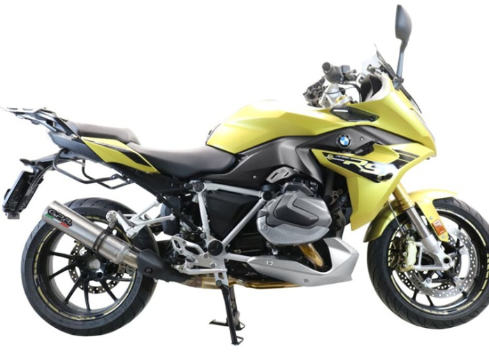 Slip-on exhaust GPR M3 TITANIUM NATURAL E5.BM.107.1.M3.TN Brushed Titanium including removable db killer and link pipe [6]