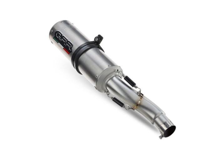 Slip-on exhaust GPR M3 TITANIUM NATURAL HON.262.1.M3.TN Brushed Titanium including removable db killer and link pipe [3]