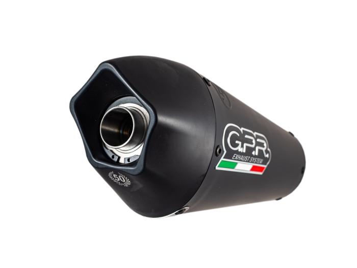 Slip-on exhaust GPR NEW GRAND PRIX EVO BLACK TITANIUM SCOM.204.GPAN.BLT Titanium Matte Black including removable db killer and link pipe [4]