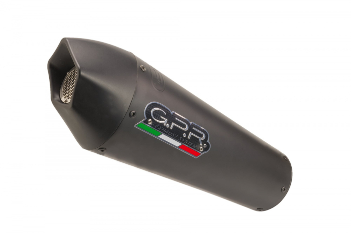 Slip-on exhaust GPR NEW GRAND PRIX EVO BLACK TITANIUM E4.BMW.96.GPAN.BLT Titanium Matte Black including removable db killer and link pipe [2]